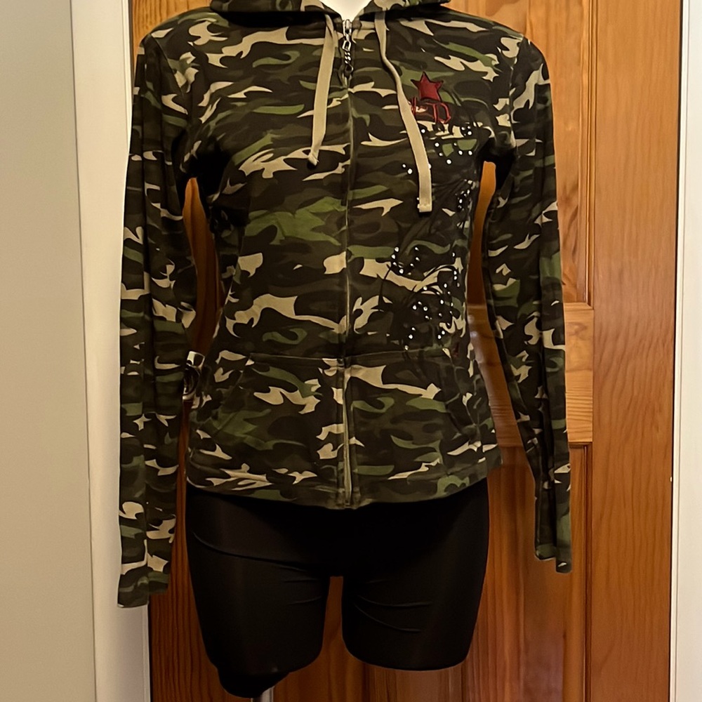 Harley Davidson camouflage hoodie size M